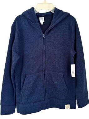 NWT Gap Kids Full Zip Hoodie Hooded Jacket, Boy Size XL